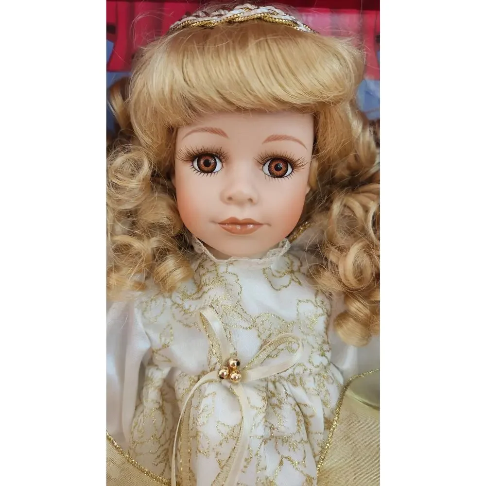 Collector's Choice Fine Bisque Porcelain Limited Edition Angel Doll NIB w/ COA